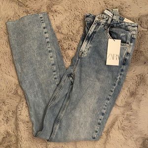 NWT Zara slim flare with split leg